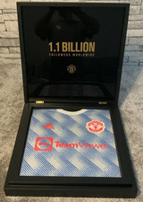 Manchester United Limited Edition gerahmtes TeamViewer Trikot Präsentation Box Set