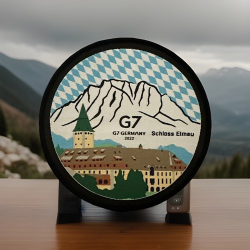 Elmau 2022 polizei patch - g7,