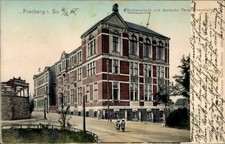 Ak Freiberg in Sachsen, Freiberg i. Sa., Gerberschule, deutsche... - 4963762