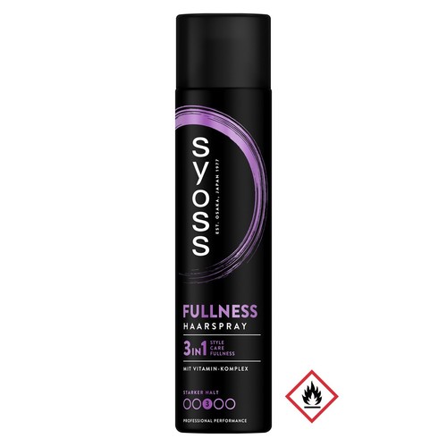 Syoss fullness haarspray - fullness, 3in1