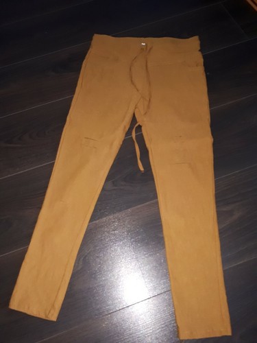 Hose senf gelb braun vorne - senf,,