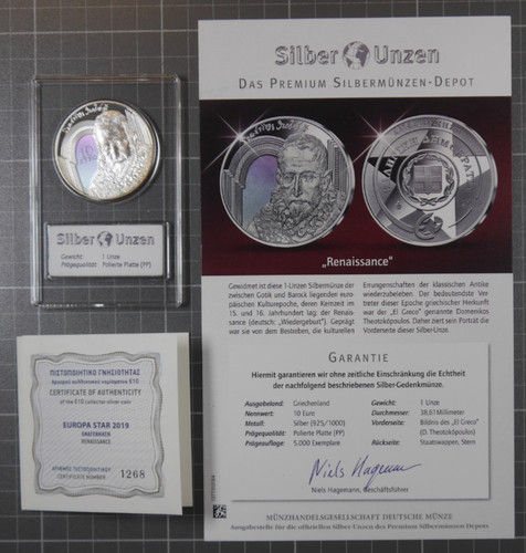 Treff griechenland silber - treff, 10