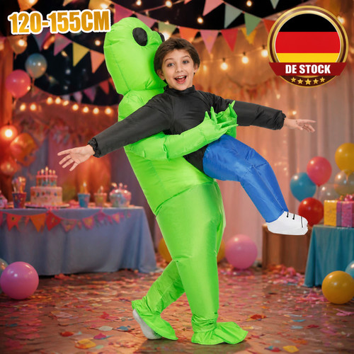 Aufblasbares alien kostüm - alien,