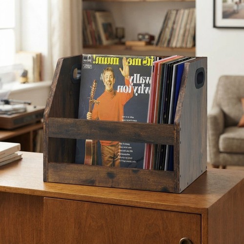 Trapezoidal record box - lp,
