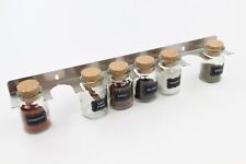 Gewürzhalter Wandregal Küchenregal Halter 8-fach aus Edelstahl