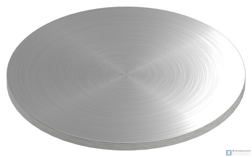 Edelstahl ronde ø100x4mm mit - edelstahl, Ø100x4mm,