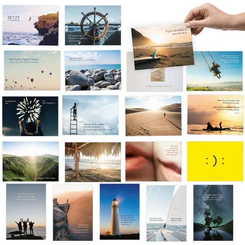 20er postkarten set motivation - 20er,