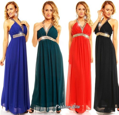 Langes kleid maxikleid chiffon - kleid,