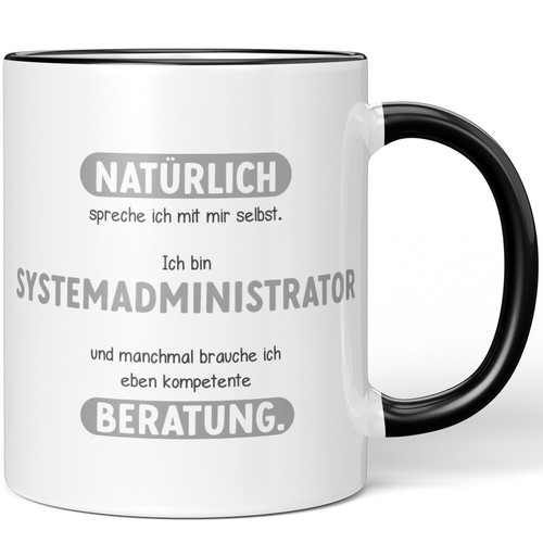 Natürlich spreche ich mit - , mir