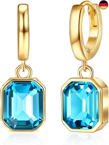 Mesovor kristall ohrringe gold - kristall,