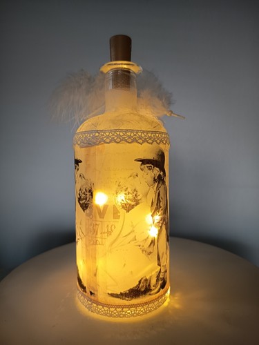 Deko flasche shabby - deko,