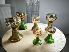 Römerglas Römergläser 6 Stück Alte Gläser Römer Antik Weingläser Weinglas 