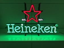 heineken leuchtreklame Neon Schild LED sehr Selten! RAR