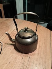 Tee Kessel alt Kupfer Messing