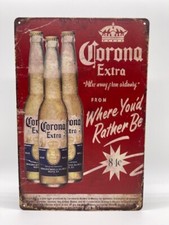 Blechschild Corona 20x30cm