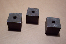 3 x Stahl Vierkantstahl 4 x 4 x3,5 cm Vierkanteisen (KEIN EDELSTAHL !)