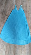 issey miyake pleats please Kleid,Gr.2, blau, mint