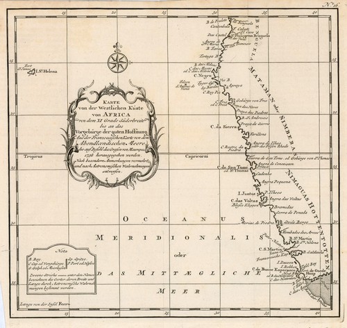 Namibia original kupferstich - namibia,