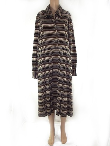 Damen wadenkleid braun - wadenkleid,