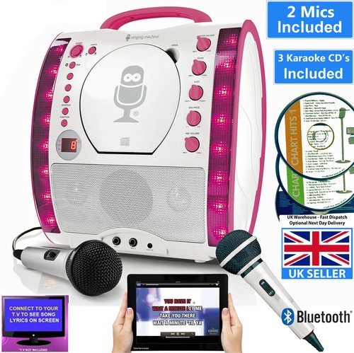 Bluetooth pink karaoke - pink,