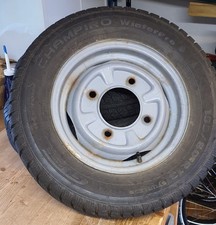 2 Felgen / Kompletträder 4Jx13 H1 4x160 für Trabant 601 oder DDR-Anhänger