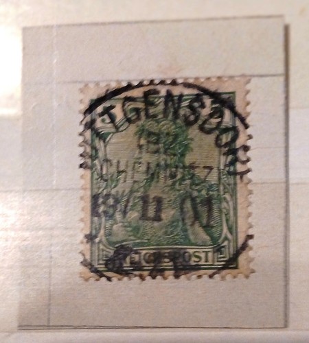 Briefmarke deutsches reich - briefmarke,