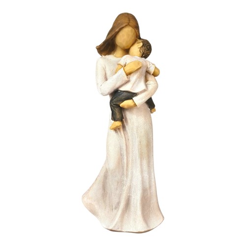 Frau mit kind stehend - kind, figur