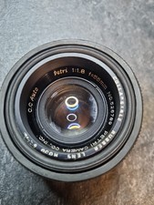 Petri C.C Auto 55mm f/1.8 Objektiv No526789 mit Gummihaube Vintage