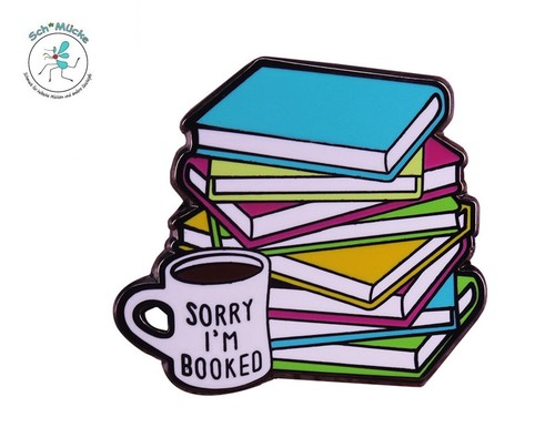 Anstecker bücher kaffee - bücher,