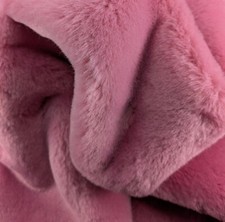 Plüschstoff Altrosa Meterware
