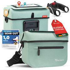 MIVELO Fahrrad Lenker Tasche für KLICKfix mit Handyfach mit Lenker-Adapter