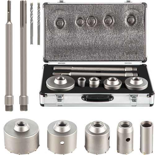 9pcs concrete hole saw kit - concrete,