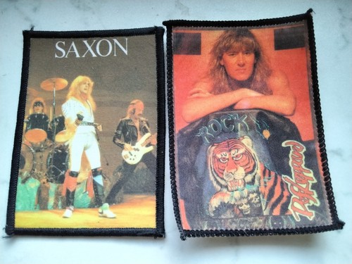 Saxon def leppard - saxon, patches