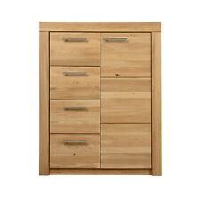 Kommode Anrichte Sideboard in Wildeiche teil-massiv, geölt 3442-33-44/46
