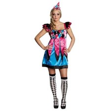 DAMEN PIERROT KLEID / Karneval