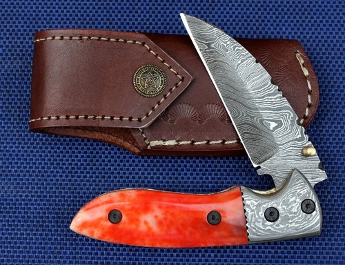 Damastmesser folder handmade - folder,