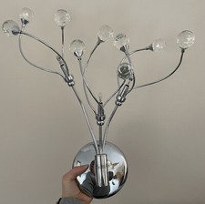 3x Wandleuchte Kristall