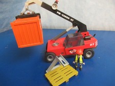 5256 mobiler Container Kran Auto Figur zu Schiff  Hafen Eisenbahn Playmobil 8162