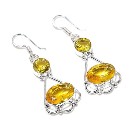 Gelb citrin edelstein handmade - citrin,