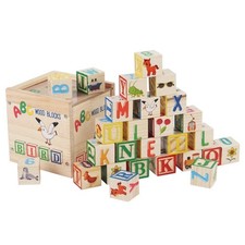 ABC Wooden Building Blocks ABC