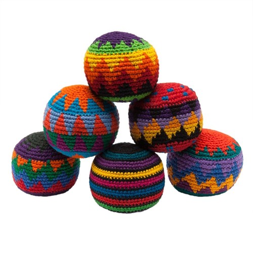 Hackisack bunter gestrickter - hackisack,