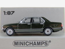 Minichamps 870 020400 BMW 7er (1977-1982) in grünmetallic 1:87/H0 NEU/OVP