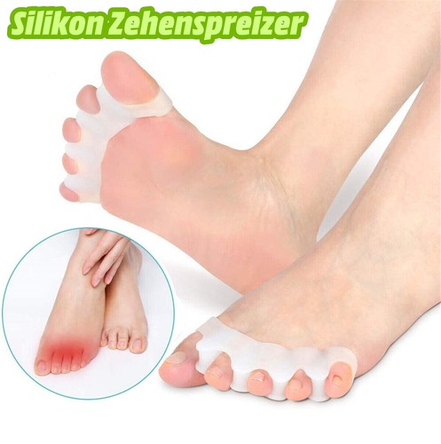 Silikon zehenspreizer - 2x,