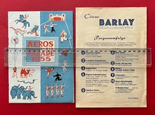 DDR Broschüre + Blatt 1954/55 ZIRKUS AEROS  ( F22858