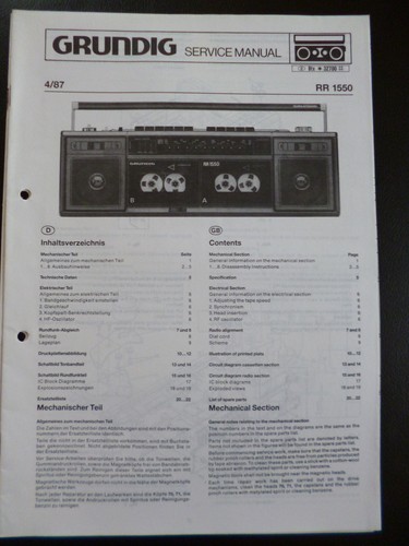 Original service manual - original,