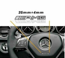 amg Logo 4x Aufkleber Lenkrad Emblem  Lautsprecherboxen Konsole Für Mercedes