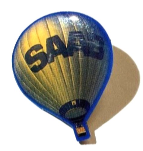 Saab ballon pin - ballon, (h36)