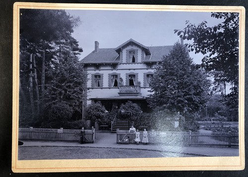 Orig foto 1905 villa mit - orig.,