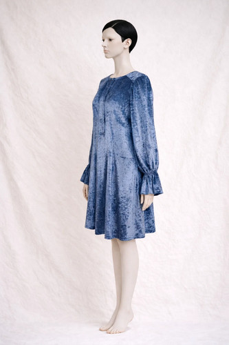 Fendi kleid seidensamt - kleid,
