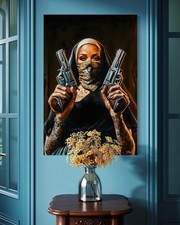 Nonne Leinwand Bild Wanddeko